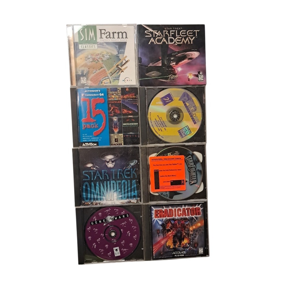Pc Games Lot Of 8 Games Not TESTED